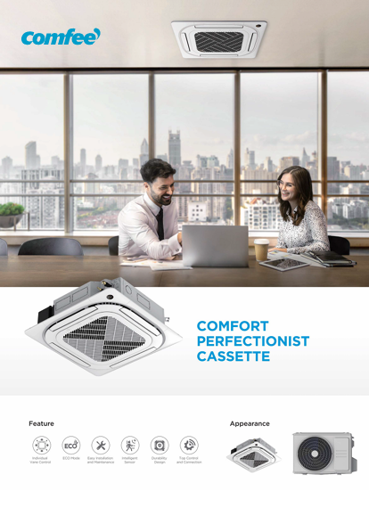Comfee Cassette Type Inverter 2.5 Ton